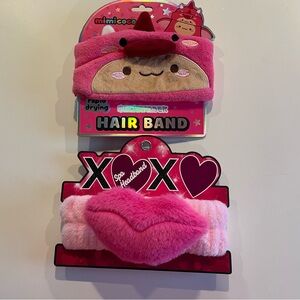 Mimco & X🩷X🩷 Pink Spa Headband Sets